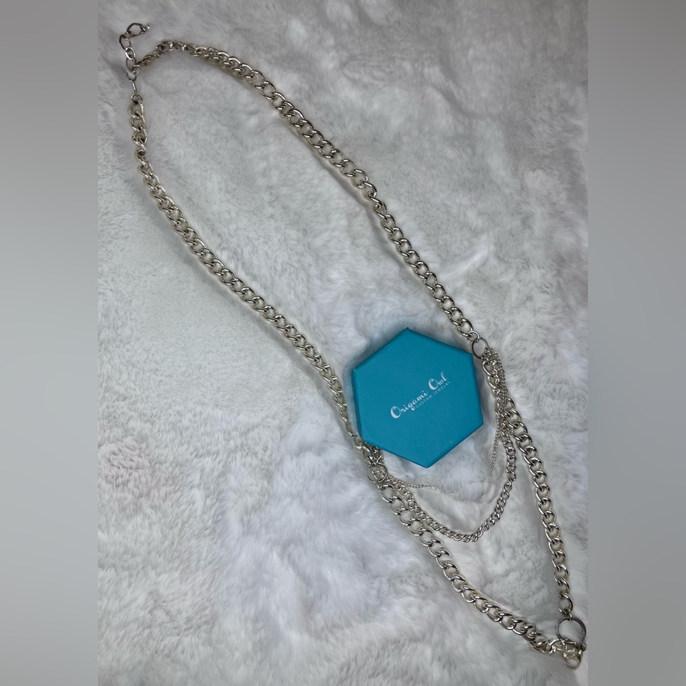 Layered locket chain - retired
